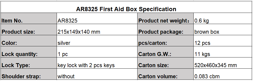 AR8325 specification