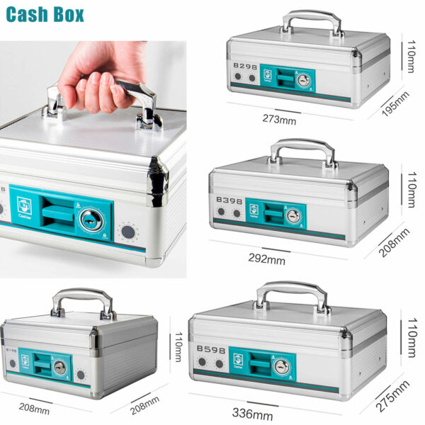 cash box size